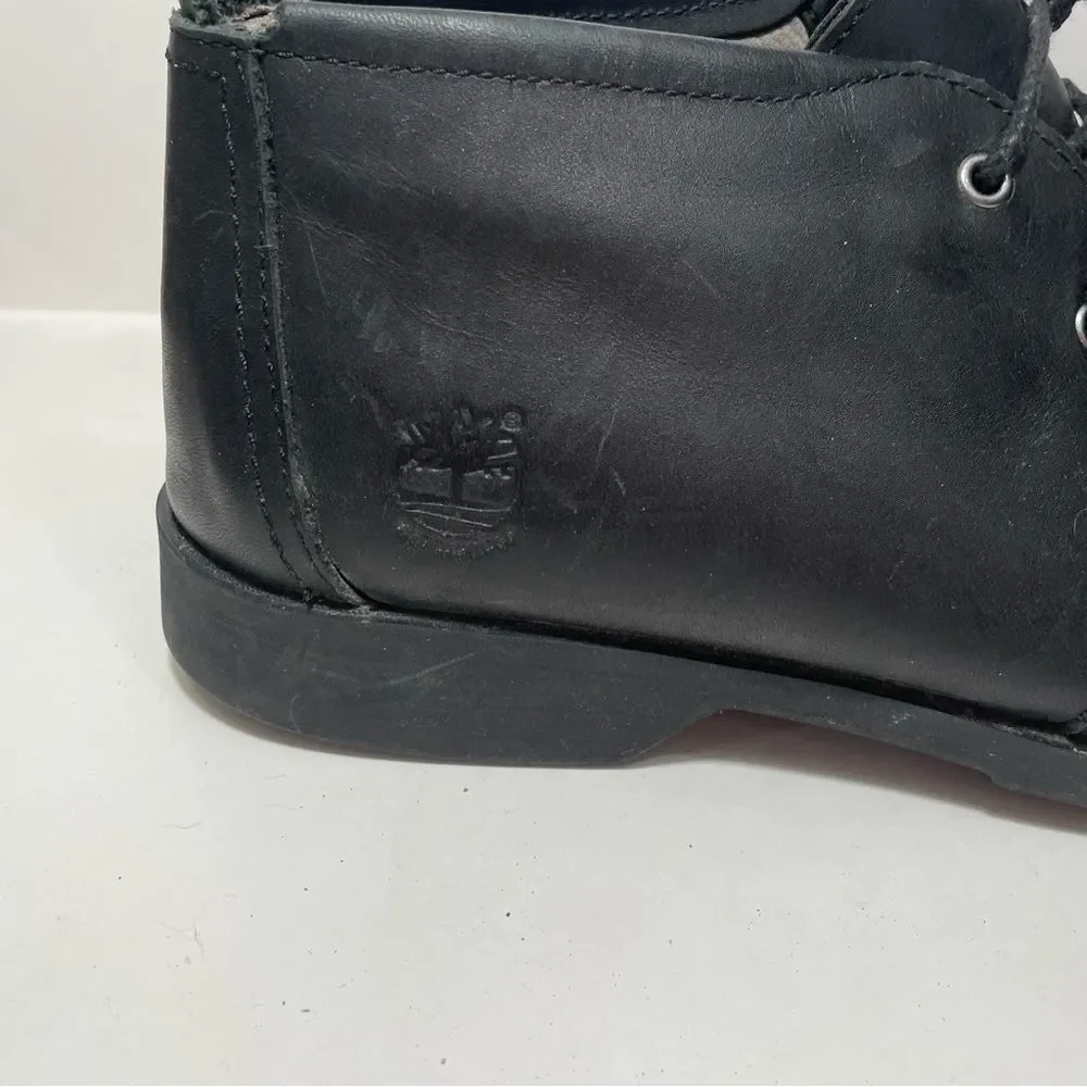 Timberland Black Leather Chukka Boots